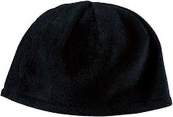 Big Accessories BX013 Fleece Beanie - Black