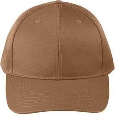 Big Accessories BX020SB Adult Structured Twill 6-Panel Snapback Cap - Heritage Brown