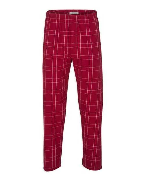 Boxercraft BM6624 Harley Flannel Pants - Crimson Field Day Plaid