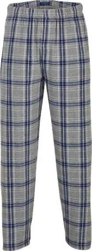 Boxercraft BM6624 Harley Flannel Pants - Oxford Heather Navy Kingston