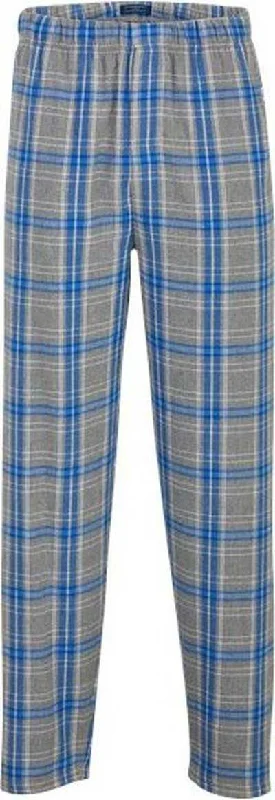 Boxercraft BM6624 Harley Flannel Pants - Oxford Heather Royal Kingston