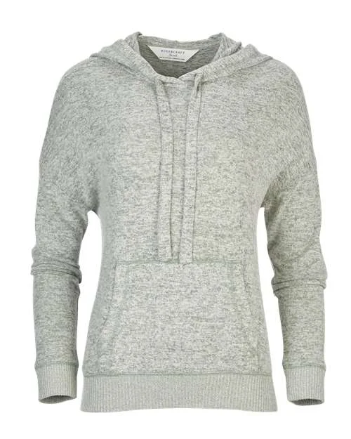 Boxercraft BW1501 Women's Cuddle Fleece Hooded Pullover - Sage Heather