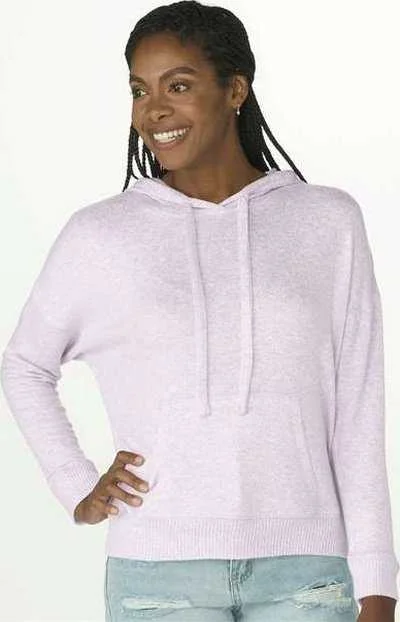 Boxercraft BW1501 Women's Cuddle Fleece Hooded Pullover - Wisteria Heather