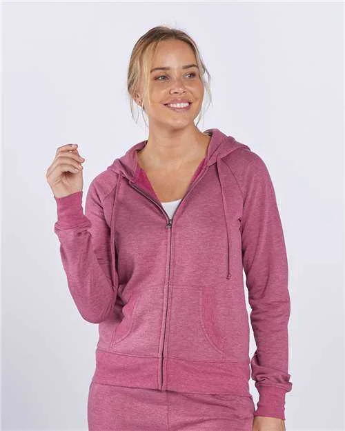 Boxercraft BW5201 Women's Dream Fleece Full-Zip Hooded Sweatshirt - Orchid Heather