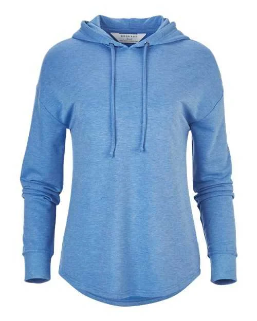 Boxercraft BW5301 Women's Dream Fleece Hooded Pullover - Blue Heather