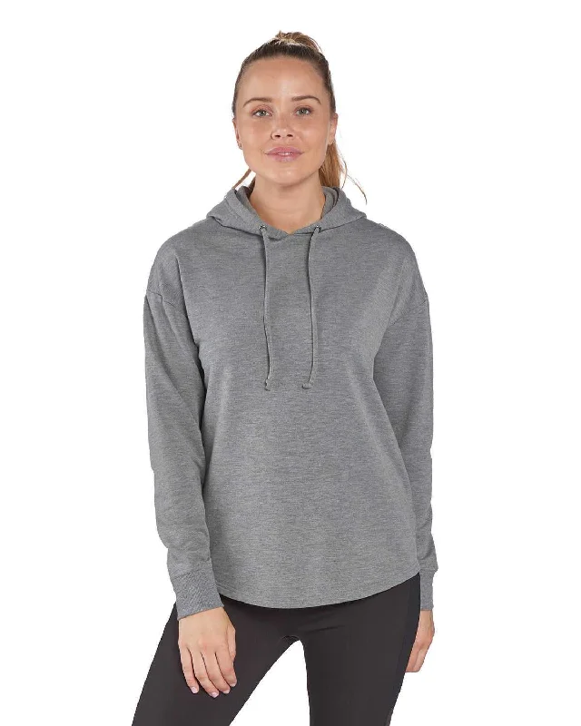 Boxercraft BW5301 Women's Dream Fleece Hooded Pullover - Oxford Heather