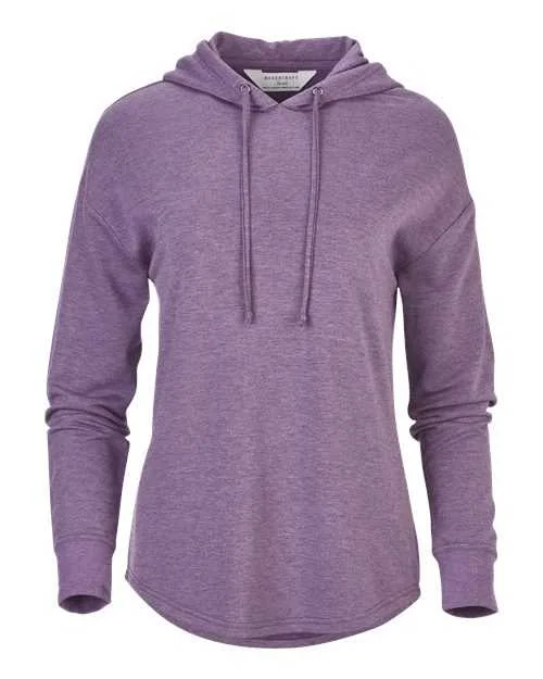 Boxercraft BW5301 Women's Dream Fleece Hooded Pullover - Purple Heather