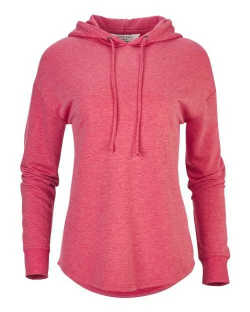 Boxercraft BW5301 Women's Dream Fleece Hooded Pullover - Red Heather