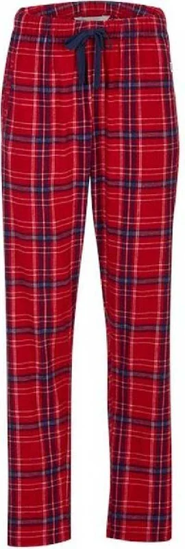 Boxercraft BW6620 Women's Haley Flannel Pants - Brick Red Kingston