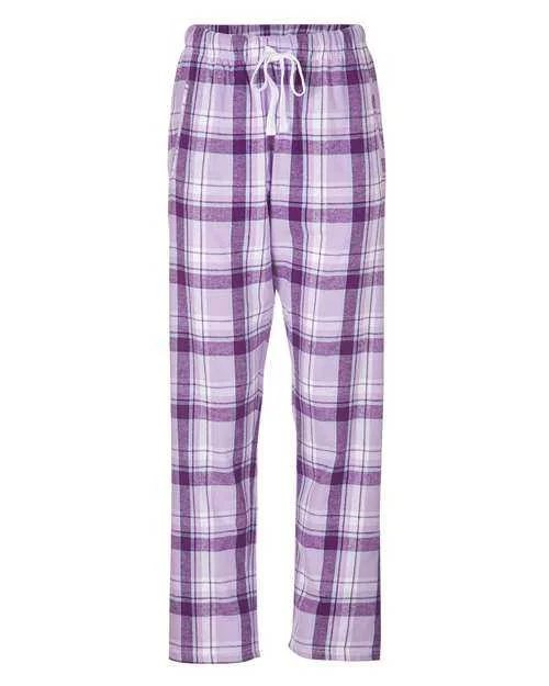 Boxercraft BW6620 Women's Haley Flannel Pants - Lavender Sophia Plaid