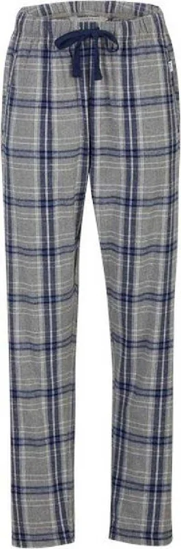 Boxercraft BW6620 Women's Haley Flannel Pants - Oxford Heather Navy Kingston