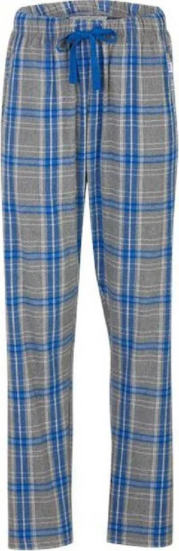 Boxercraft BW6620 Women's Haley Flannel Pants - Oxford Heather Royal Kingston