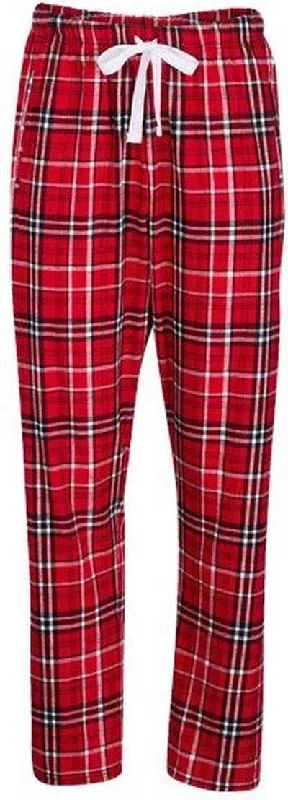 Boxercraft BW6620 Women's Haley Flannel Pants - Red White