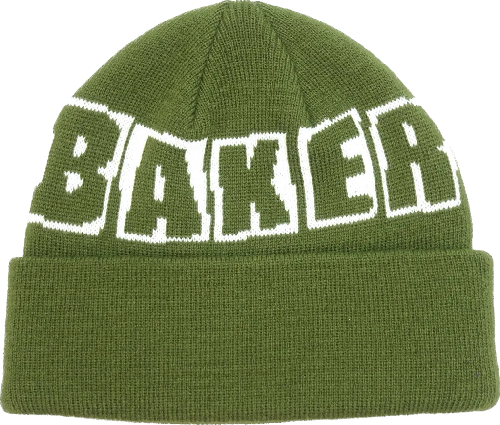 Brand Logo Beanie | Dark Green