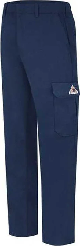 Bulwark PLC2EXT Cargo Pocket Work Pants - ComforTouch - Extended Sizes - Navy - 29I