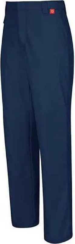 Bulwark QP11 Women's iQ Endurance Work Pants - Canvas - Navy - 34 Unhemmed