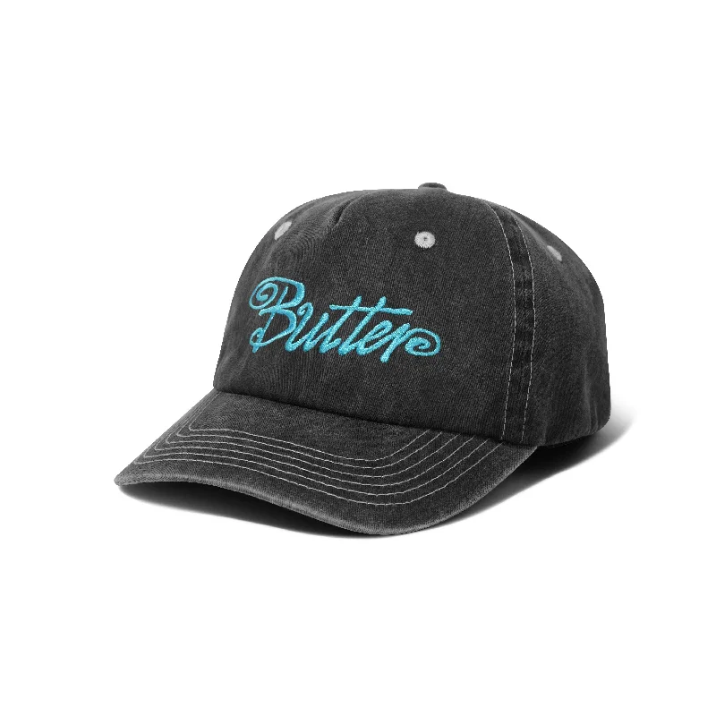 Butter Goods Jive Pinch Front Cap - Black