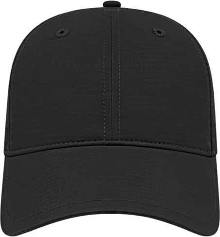 Cap America i7023 Structured Active Wear Cap - Black