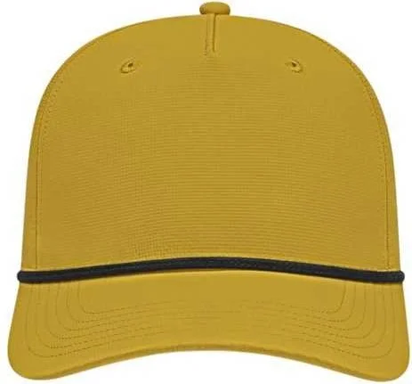 Cap America i7256 Athletic Rope Cap - Dijon Black