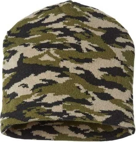 Cap America RKC9 USA-Made Camo Beanie - Vintage Tiger Camo