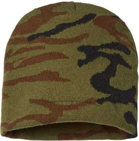 Cap America RKC9 USA-Made Camo Beanie - Woodland Camo