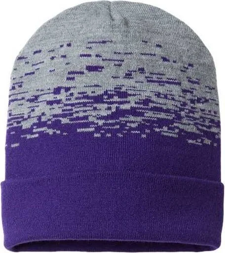 Cap America RKS12 USA-Made Static Cuffed Beanie - Purple Heather