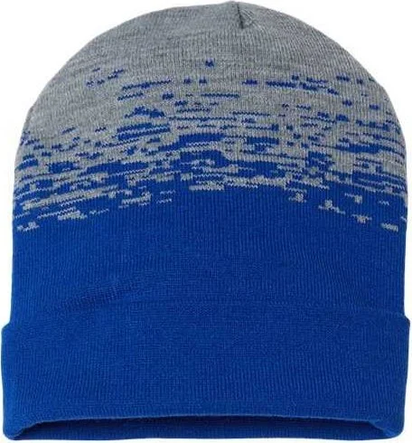 Cap America RKS12 USA-Made Static Cuffed Beanie - True Royal Heather