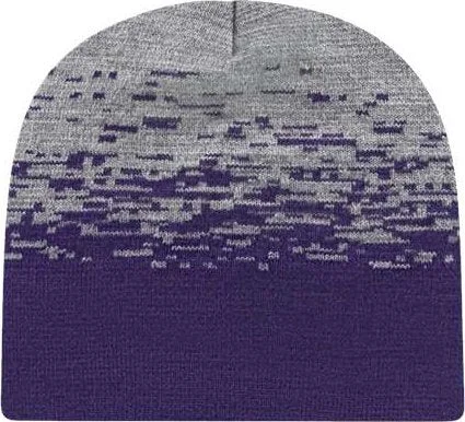 Cap America RKS9 USA-Made Static Beanie - Purple Heather