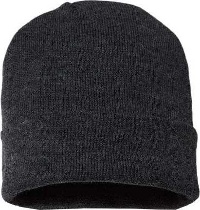 Cap America TKN24 USA-Made 12" Cuffed Beanie - Dark Heather Gray