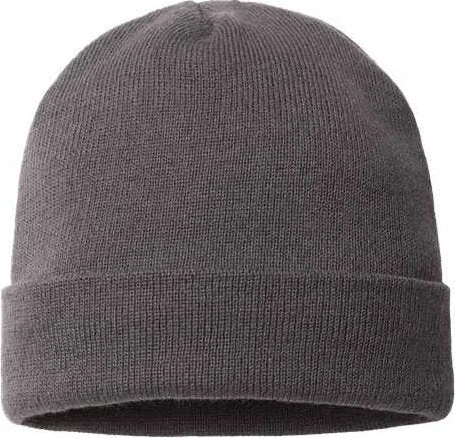 Cap America TKN24 USA-Made 12" Cuffed Beanie - Iron Gray