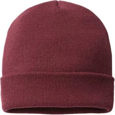 Cap America TKN24 USA-Made 12" Cuffed Beanie - Maroon