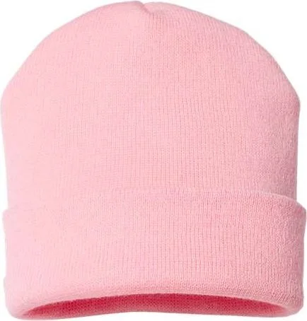 Cap America TKN24 USA-Made 12" Cuffed Beanie - Pink