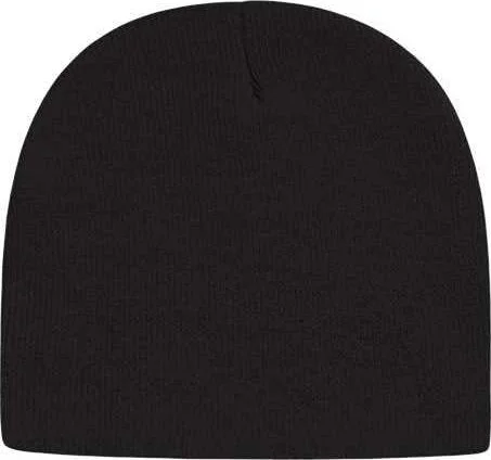 Cap America TKN28 USA-Made 8 12" Beanie - Black