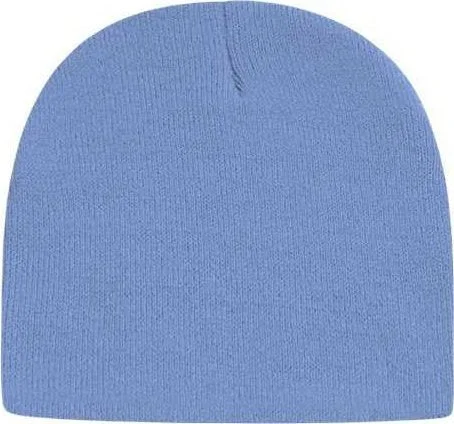 Cap America TKN28 USA-Made 8 12" Beanie - Carolina Blue