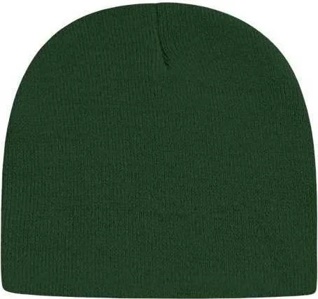 Cap America TKN28 USA-Made 8 12" Beanie - Forest Green