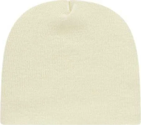 Cap America TKN28 USA-Made 8 12" Beanie - Ivory