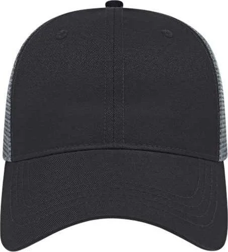 Cap America x800 X-tra Value Polyester Trucker Cap - Black Charcoal