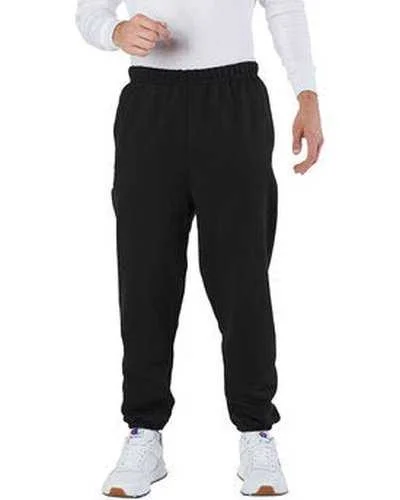 Champion RW10 Adult Reverse Weave Fleece Pant - Black