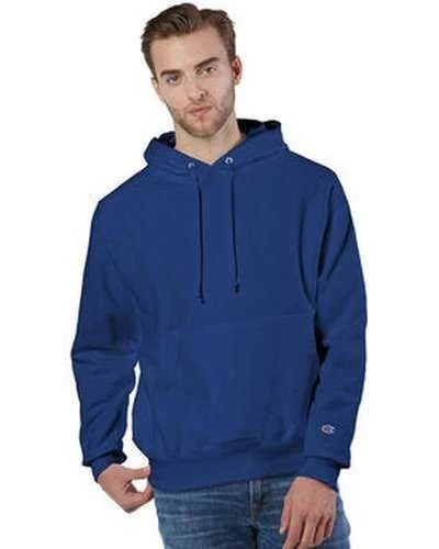 Champion S1051 Reverse Weave Pullover Hooded Sweatshirt - Athletic Royal