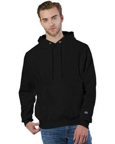 Champion S1051 Reverse Weave Pullover Hooded Sweatshirt - Black