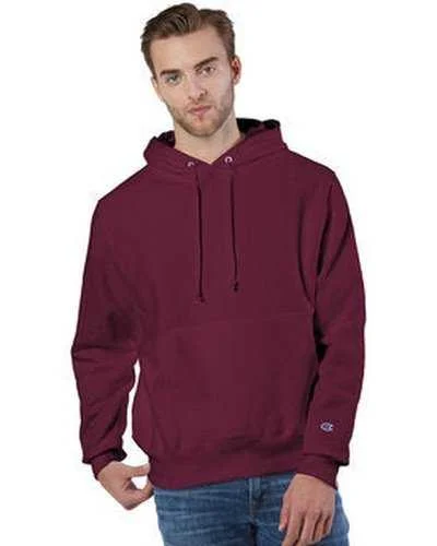 Champion S1051 Reverse Weave Pullover Hooded Sweatshirt - Cardinal