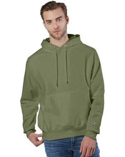 Champion S1051 Reverse Weave Pullover Hooded Sweatshirt - Fresh Olive