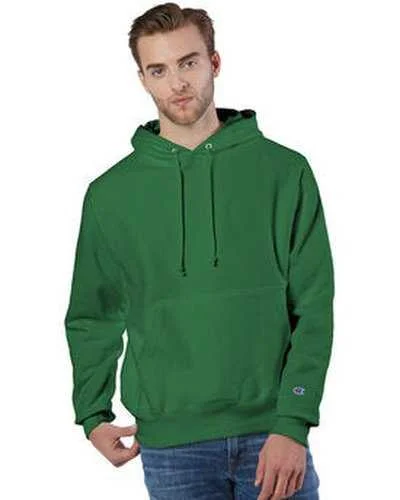 Champion S1051 Reverse Weave Pullover Hooded Sweatshirt - Kelly Green