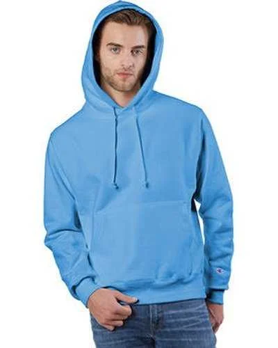 Champion S1051 Reverse Weave Pullover Hooded Sweatshirt - Light Blue