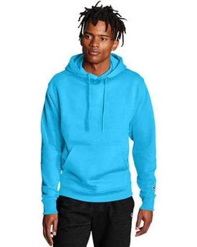 Champion S700 Adult Powerblend Pullover Hooded Sweatshirt - Blue Lagoon