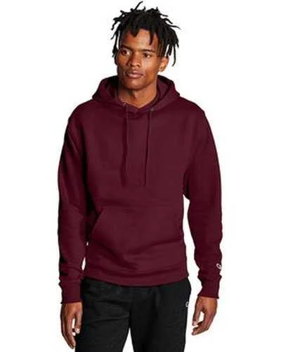 Champion S700 Adult Powerblend Pullover Hooded Sweatshirt - Maroon