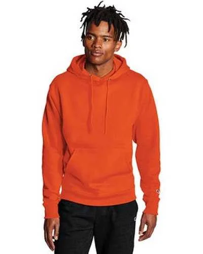 Champion S700 Adult Powerblend Pullover Hooded Sweatshirt - Orange