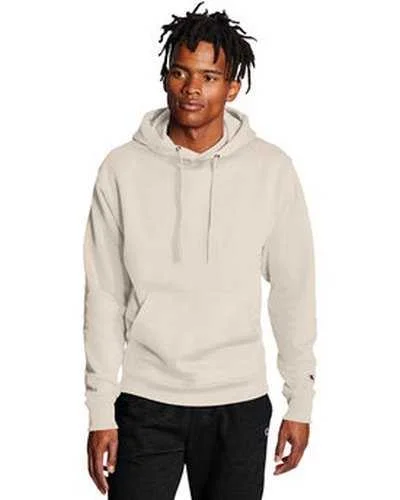 Champion S700 Adult Powerblend Pullover Hooded Sweatshirt - Sand