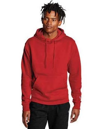 Champion S700 Adult Powerblend Pullover Hooded Sweatshirt - Scarlet