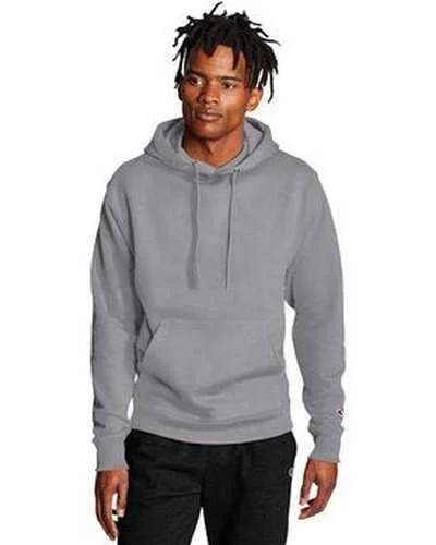 Champion S700 Adult Powerblend Pullover Hooded Sweatshirt - Stone Gray